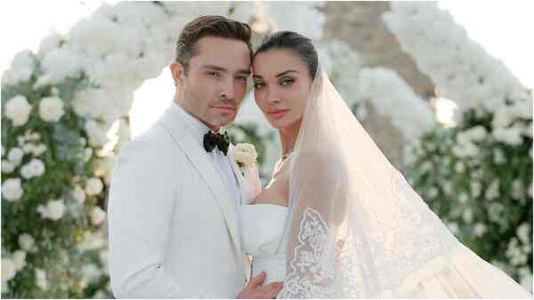 Amy Jackson and Ed Westwick are now married, couple share dreamy pictures from wedding