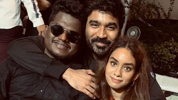 An old photo that has Arivu, Dhanush and Dhee/Twitter