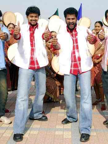 An old picture of Vijay and Prabhudheva