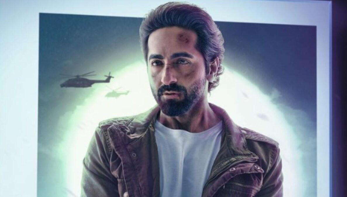 An Action Hero First Look Ayushmann Khurrana Gives Intense Vibes In A Rugged Avatar
