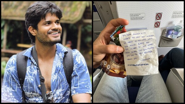 'Baby' actor Anand Deverakonda meets a fan mid-air, quite literally