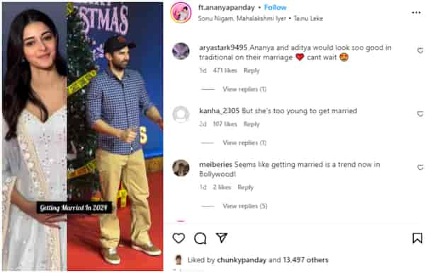 Ananya Panday wedding rumors