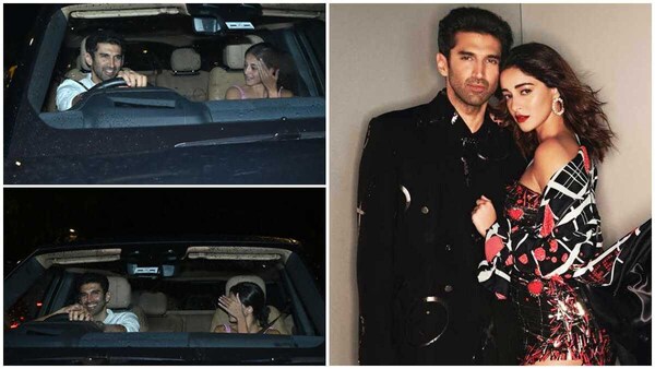 Rumoured couple Ananya Panday and Aditya Roy Kapur go for a drive; pictures go viral