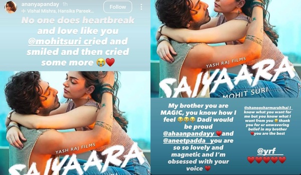 Ananya Panday reviews Saiyaara