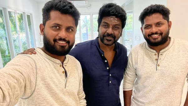 Raghava Lawrence is seen along with Anbariv