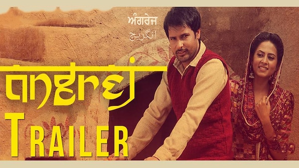 Angrej poster featuring Amringer and Sargun