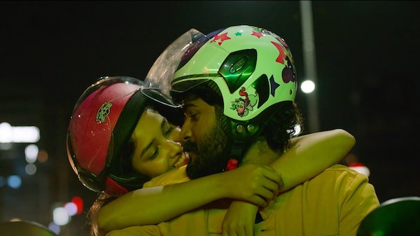 Anikha Surendran and Melvin in a still from Oh My Darling