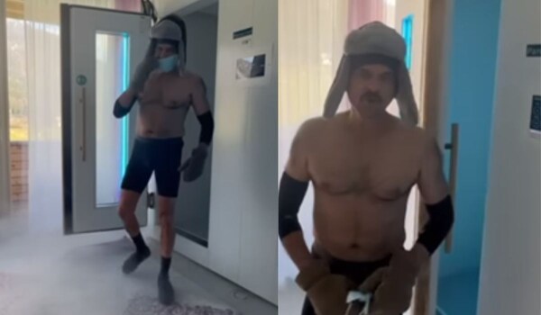 IS THIS WHY Anil Kapoor is seen working out shirtless at extremely cold temperature?