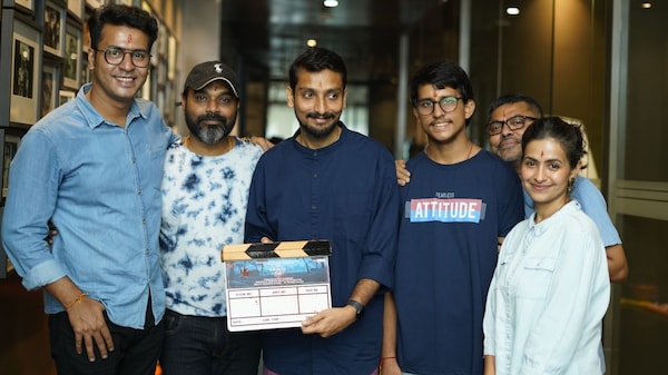 Anirban Bhattacharya, Shibaji Pal(Production Designer), Soukarya Ghoshal (Director), Mahabrata Basu(Ghoton), Soumik  Haldar and Pooja Chatterjee (Costume Designer)