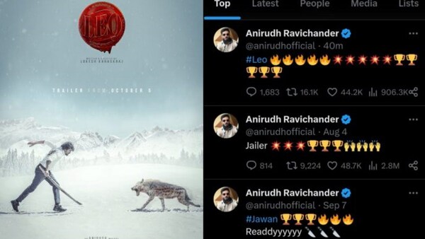 Anirudh Ravichander reviews Thalapathy Vijay's Leo, rates it higher than Jawan, Jailer
