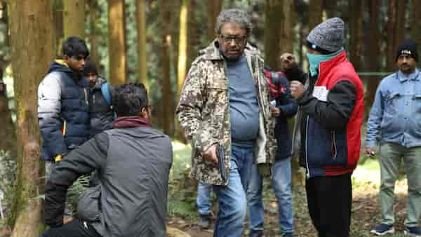 Anjan Dutt at the shooting of Seven