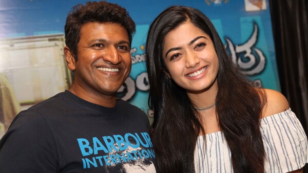 Rashmika Mandanna is grateful to Puneeth Rajkumar for inspiring her to believe in her craft and expand her horizons