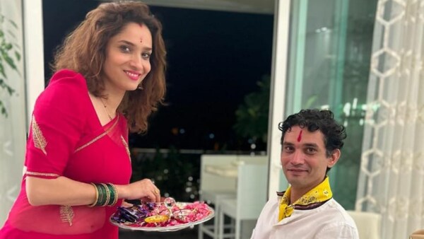 Ankita Lokhande Jain with her brother Arpan Lokhande
