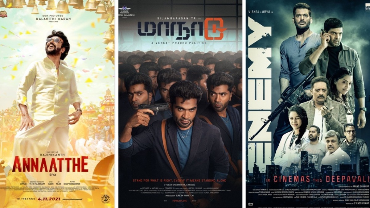 Tamil cinema releases in November: Superstar's Annaatthe, action flick Enemy, political thriller Maanaadu and more