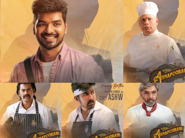 Annapoorani character posters