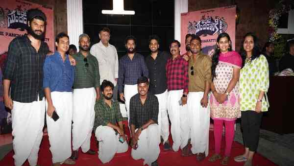 Ante Sundaraniki: Nani, Vivek Athreya and team celebrate first single launch with a 'Panchakattu' themed party