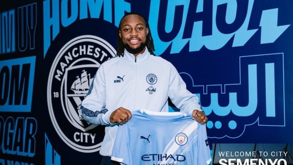 Antoine Semenyo will wear the number 42 shirt for Manchester City.