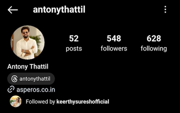 Antony Thattil Instagram Profile