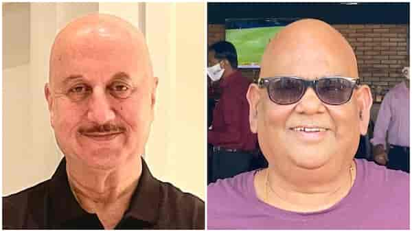 Anupam Kher bids an emotional goodbye to Satish Kaushik in a heartfelt video letter