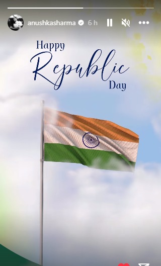 Anushka Sharma's Instagram Story