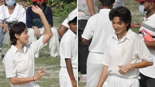 Chakda ’Xpress: Anushka Sharma spotted at Taltala Ground in Kolkata