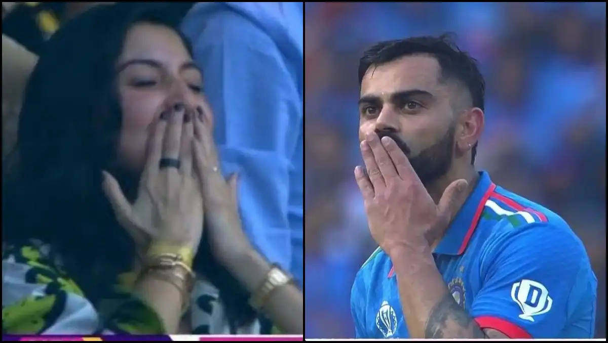 Virat Kohli's record-breaking century: Anushka Sharma's unbridled joy steals the show at the World Cup 2023 semi finals