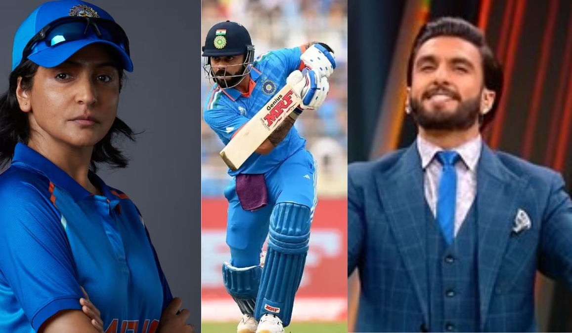 Ranveer Singh reacts to Anushka Sharma’s post congratulating Virat Kohli on his eagerly awaited century