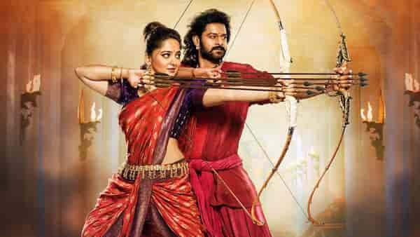 Anushka Shetty and Prabhas in Baahubali 2.