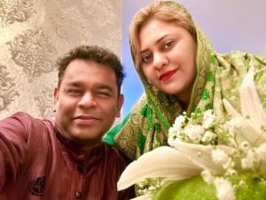 AR Rahman and his wife Saira Banu