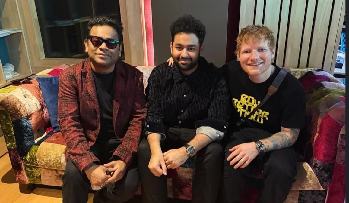 Ed Sheeran X AR Rahman: Musicians croon together for Take it Easy Urvashi, Shape of You; ARR says, 'Our city needs more…'