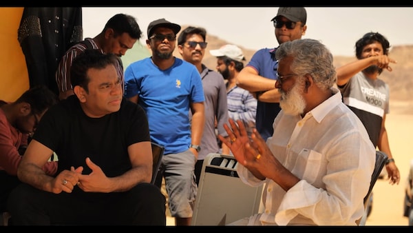 AR Rahman shoot for a music video in Jordan