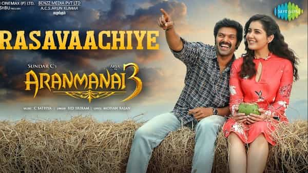 Rasavaachiye: Second single from Aranmanai 3 is a romantic song that gives a sneak peek at some BTS