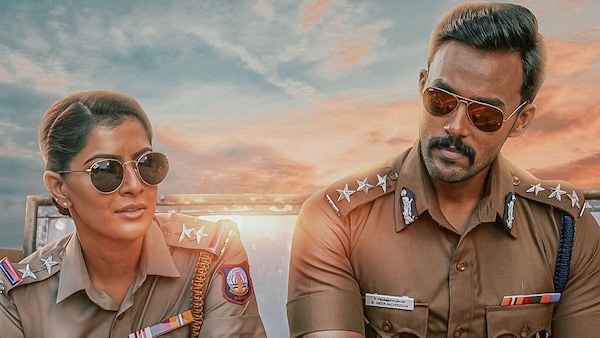 Maruthi Nagar Police Station teaser: Varalaxmi, Arav play lead roles in aha Tamil's forthcoming cop drama
