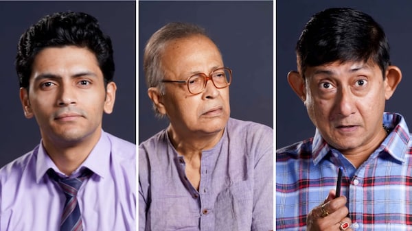 Arjun Chakrabarty, Phalguni Chatterjee and Kanchan Mullick