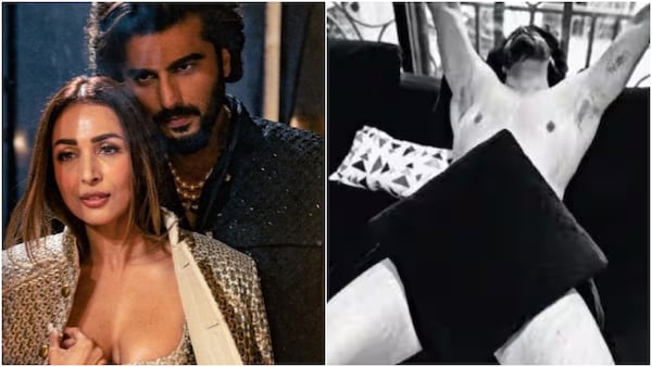 Arjun Kapoor gets trolled as Malaika Arora drops a semi-nude photo of him, actor reacts with a cryptic post