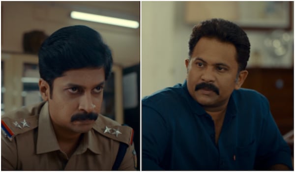 Arjun Radhakrishnan and Aju Varghese in Kerala Crime Files 2