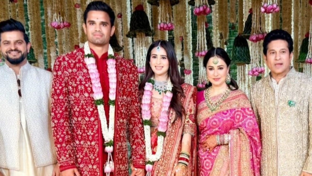 Arjun Tendulkar weds Saaniya Chandhok: Watch the video of the wedding
