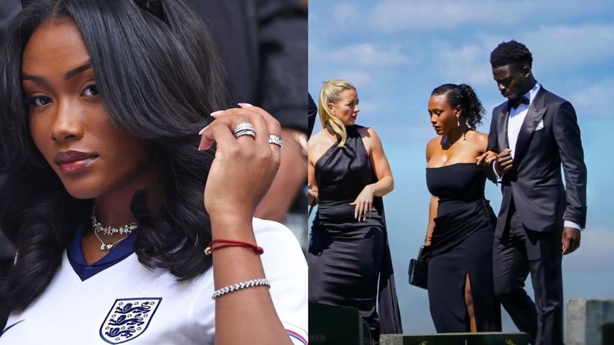 Bukayo Saka goes all out while proposing girlfriend Tolami Benson