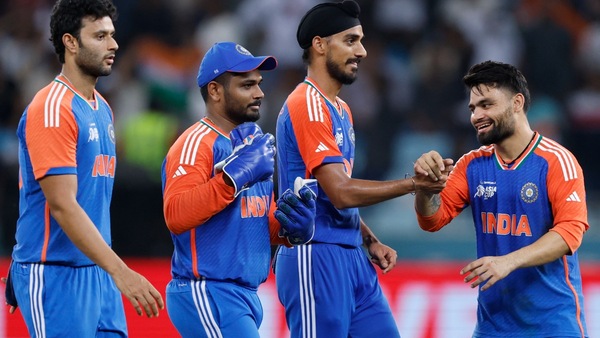 Arshdeep's appeal for Shanaka's wicket in the super over was turned down by third umpire. Image | BCCI on X