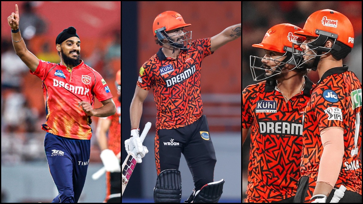 IPL 2024 - Arshdeep Singh does it again, breaks partnership and sends back well-set Nitish Reddy and Abdul Samad