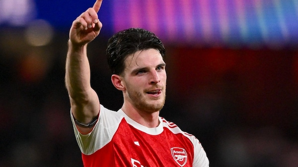 Rice will miss the tour to Belgium. Image | WhoScored on X