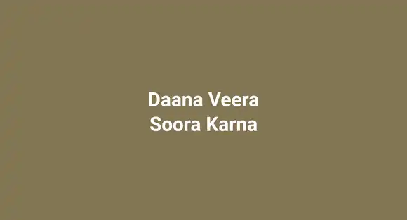 Daana Veera Soora Karna