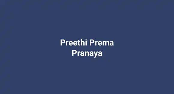 Preethi Prema Pranaya