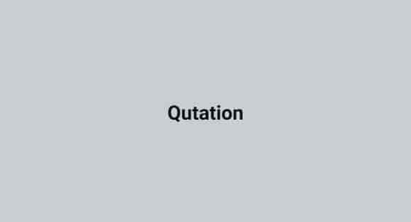 Qutation