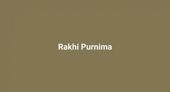 Rakhi Purnima