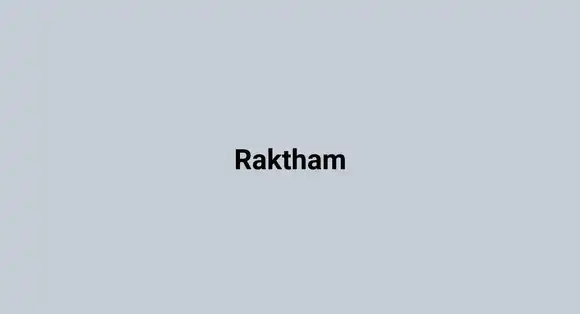 Raktham