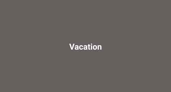 Vacation