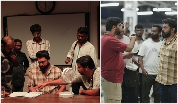 Arun Varma on the sets of Baby Girl