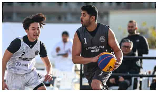 Arvind Krishna at the International Basketball League