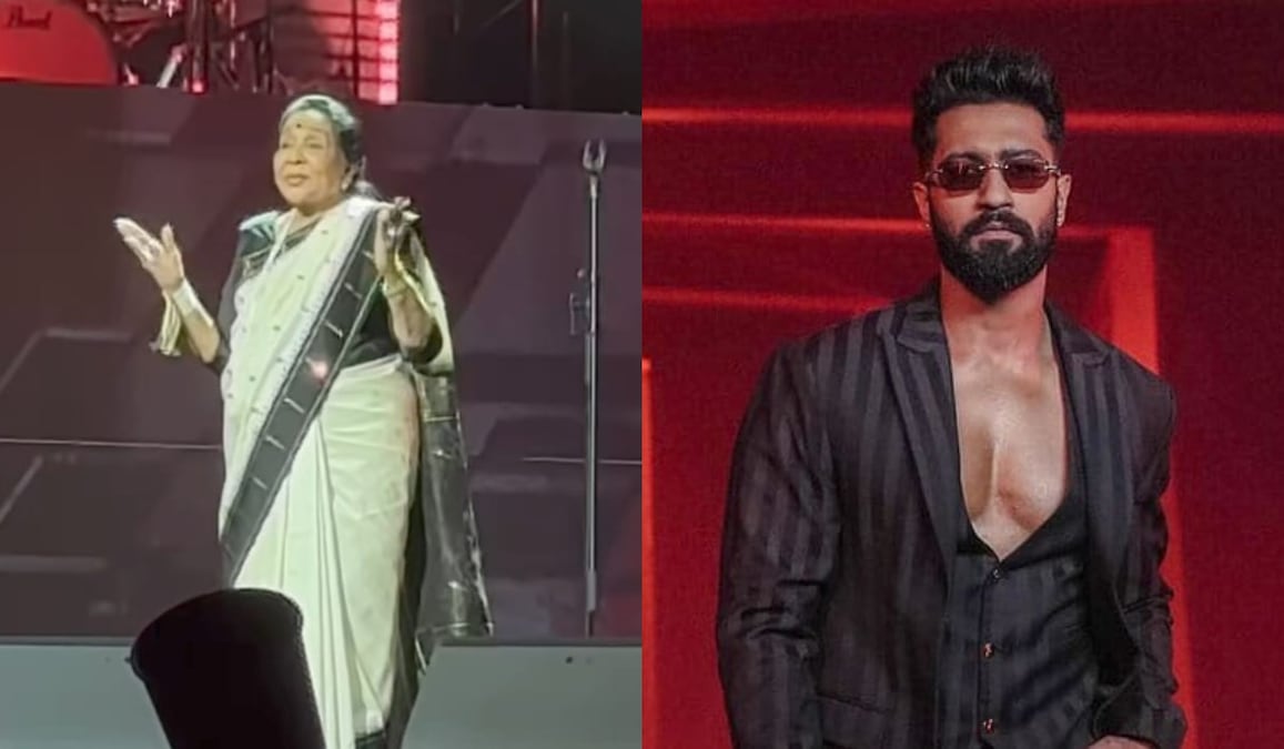 Asha Bhosle stuns fans with her version of Vicky Kaushal's Tauba Tauba; 91-year-old singer's hookstep on stage goes viral | Watch